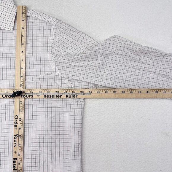 Polo Ralph Lauren Dress Shirt Men’s Size 16 / 33 White Pink Checks Career Office - Picture 7 of 8